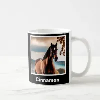 Create Your Own Elegant Personalized Horse Photo Coffee Mug