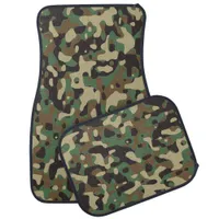 Army Military Camouflage Print Armed Forces Camo Car Floor Mat