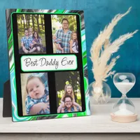 Personalized Best Dad Ever Photo  Plaque