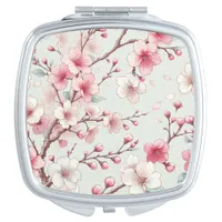 Cherry Blossom Compact Mirror