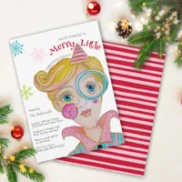 Silly Have Your Elf a Merry Little Christmas Party Invitation