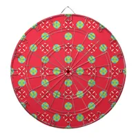 Christmas Holiday Charm Pattern 03 -  Dart Board