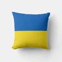Flag of Ukraine Throw Pillow