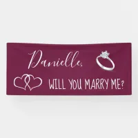 Will you Marry Me Romantic Proposal Sign