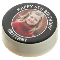 Personalized Photo, Age and Name Birthday Party Chocolate Covered Oreo