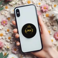 Yellow Elegant Circle Popgrip PopSocket