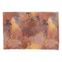 Rustic Abstract Watercolor Autumn Art Pillow Case