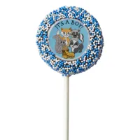 Woodland Themed Boy's Baby Shower   Chocolate Covered Oreo Pop