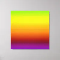Spectrum of Horizontal Colors - 3 Canvas Print