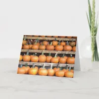 Halloween Pumpkin Wall Card