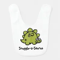 Snuggle-o-Saurus Dino Fun Baby Bib