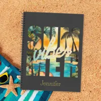 Summer Vibes Spiral Notebook