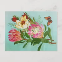 South African Proteas Thank You Postcard