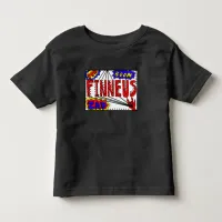 Boy's Name Finneus Spider Web Super Powers Toddler Toddler T-shirt