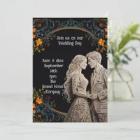 Bride & Groom Wedding Personalized  Invitation