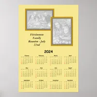 Calendar - Reunion Pictures x 2 - 2024 Poster