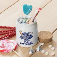 Funny Cute Bat Yes You Can Bat a Thousand! Candy Jar