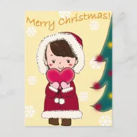 Merry Christmas With Love Postcard