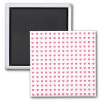 Tiny Pink Hearts Magnet