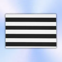 Simple Black and White Stripes | Placemat