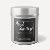 Rustic Chalkboard Hand Sanitizer Label