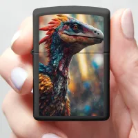 Rainbow Raptor's Gaze Zippo Lighter