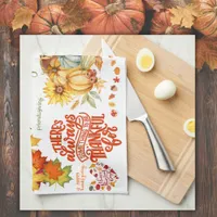 Thanksgiving Friendsgiving Autumn | Kitchen Towel