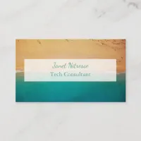 Sand and Water Business Cards