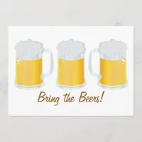 Bring the Beers Beerfest Party Invite