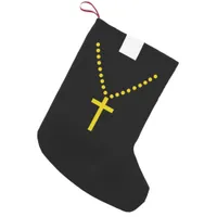 Pastor's White Clerical Collar Clergy's Religious Small Christmas Stocking