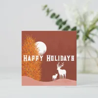 Happy Holidays - Flat Card