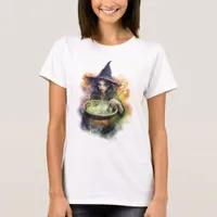 Watercolor Witch T-Shirt