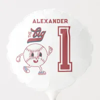 Big One Baseball Rookie Of The Year First Birthday Balloon