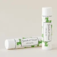 Green English Ivy Vines and Foliage Wedding Lip Balm