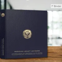 Custom Estate Planning Binder with Gold Eagle