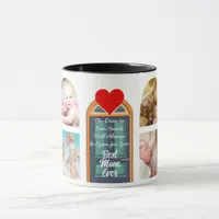 Best Mom Ever Custom Photo Door and Heart Edition Mug