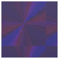 Circular Gradient Patchwork Blue to Purple Fabric