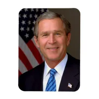 President George W Bush Official Portrait Magnet