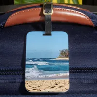 Tropical Beach Luggage Tag