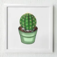 Hand drawn Cactus Succulent   Poster