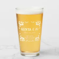 Personalized Art Nouveau  Glass