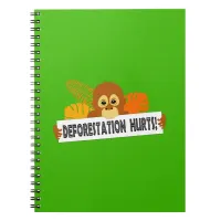 Orangutan Animal Conservation Deforestation Hurts Notebook