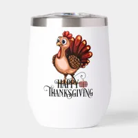 Thanksgiving Turkey Thermal Wine Tumbler