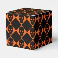 Halloween Black Skull Favor Box