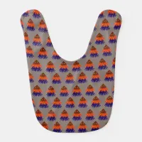 Multicolored Christmas Tree - Baby Bib