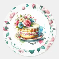 Shabby Chic Floral Cake