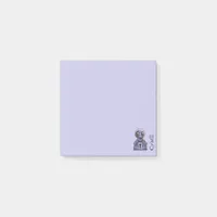 Spider Tombstone Purple Post-it Notes