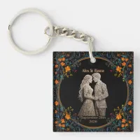 Bride & Groom Royal Classic Keychain