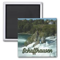 Schaffhausen Scenic Rhine Falls in Switzerland Magnet