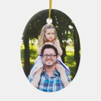 Daddy's Girl Christmas Photo Ornament Keepsake